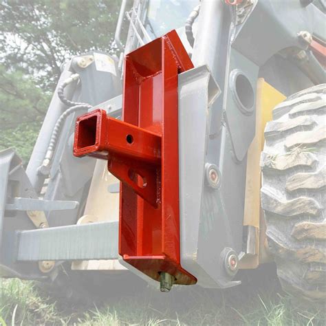 mini skid steer trailer hitch attachment|skid steer quick attach adapter.